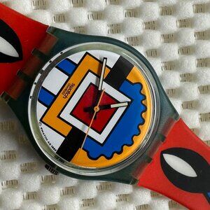 Swatch Watch Paella GN129 Vintage 1993